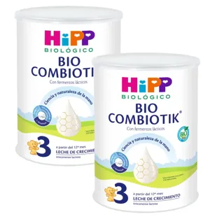 HiPP Combiotik Organic Milk 3 Growth +12m 2x800 gr