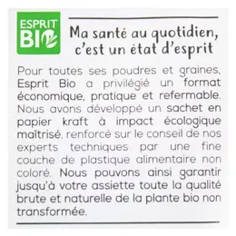 Esprit Bio Poudres et Graines Cacao Cru en Poudre Bio 150g