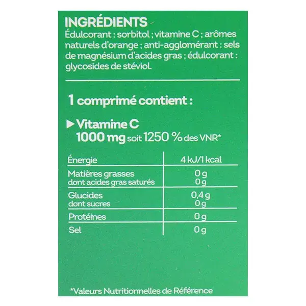 Nutrisanté Vitamin C 1000mg 24 Chewable Tablets