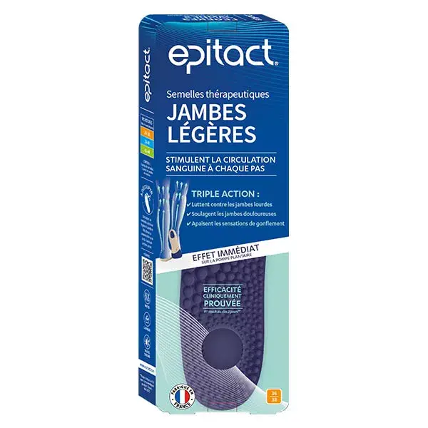 Epitact Semelles Jambes légères 36/38.