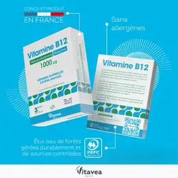 Vitavea Vitamine B12 Méthylcobalamine Défenses Naturelles 90 comprimés