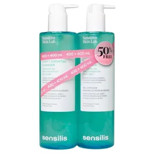 Sensilis Purify Essential Gel Limpiador Piel Mixta y Grasa 2x400 ml