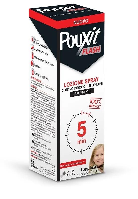 Pouxit Flash Spray Antipidocchi e Lendini 150 ml