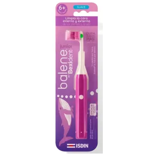Balene By Bexident Junior Soft Toothbrush Purple +6 Years 1 unit