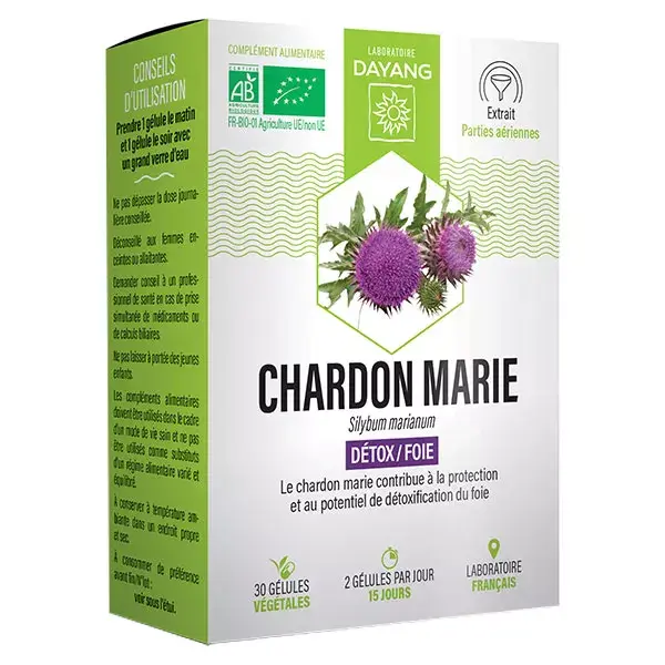 Dayang Chardon Marie Bio 30 gélules