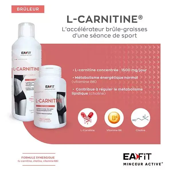 Eafit L-Carnitine Drink Sport & Energie 500ml