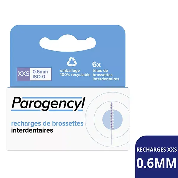 Parogencyl Recharge de Brossettes Interdentaires XXS 6 unités