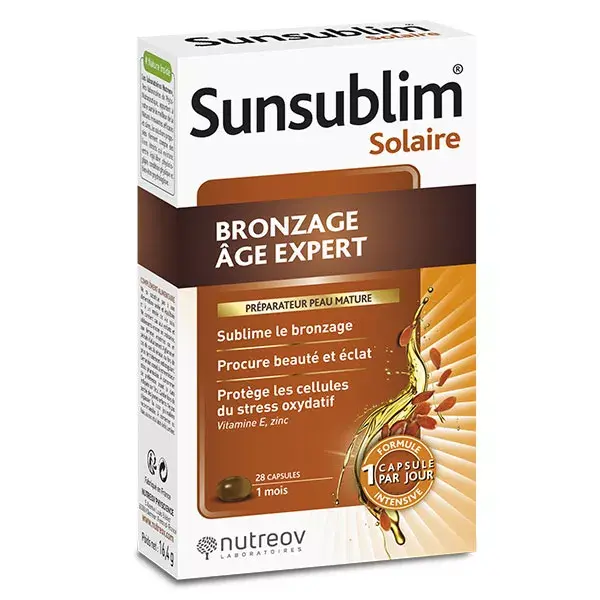 Nutreov Physcience Sunsublim Bronzage Âge Expert 28 capsules
