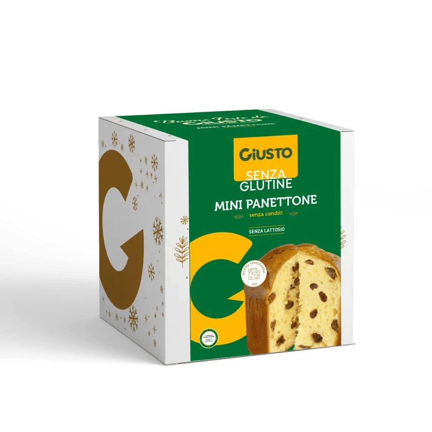 Giusto Mini Panettone Classico Con Uvetta Senza Glutine 100G