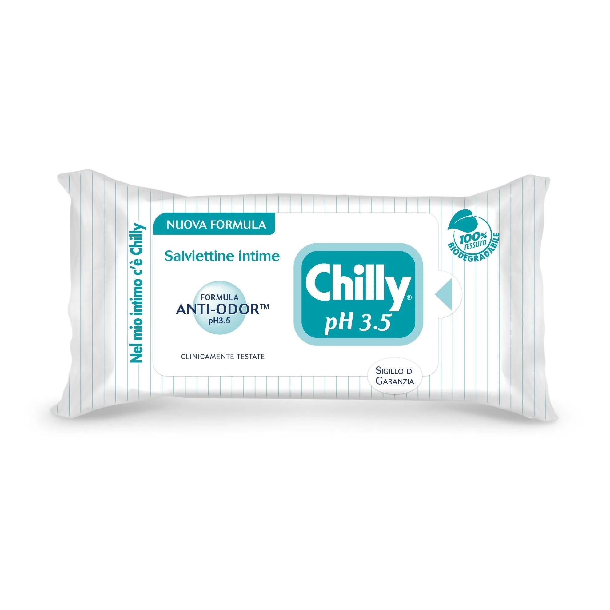 Chilly Formula Extra Protezione Salviettine Intime pH 3.5 12 Pezzi