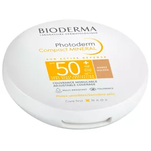 Bioderma Photoderm SPF50+ Kompakter mineralischer Sonnenschutz, goldener Ton, 10 g