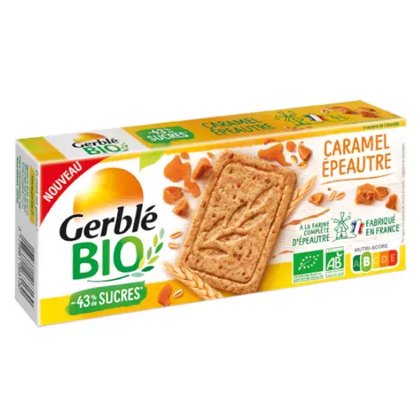 Gerblé Organic Spelt Caramel 132g