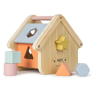 Saro Wooden Interlocking Playhouse +12m