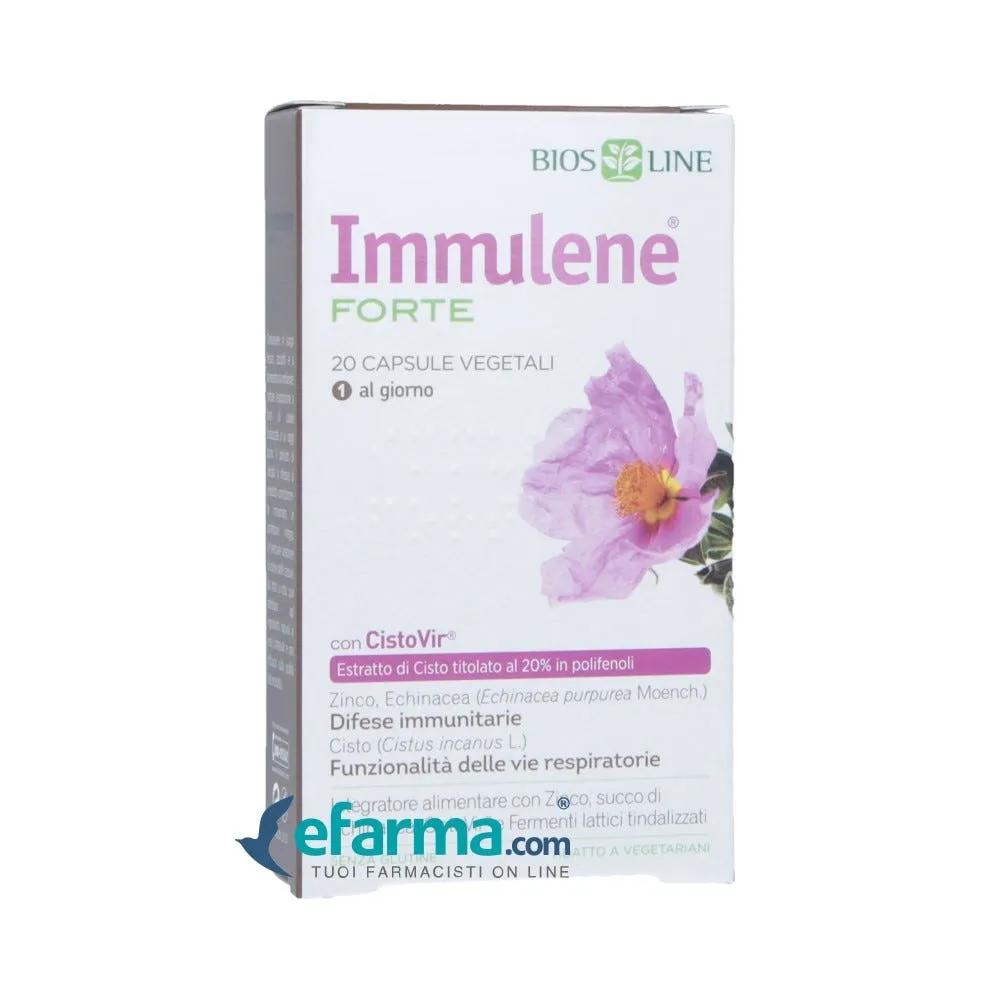 Immulene Forte Integratore 20 Capsule