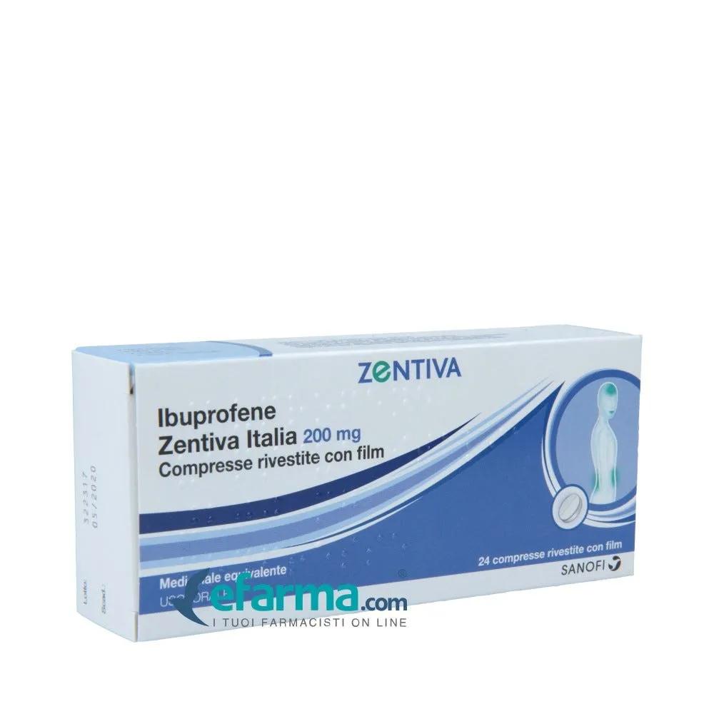 Ibuprofene Zentiva 200 mg Antinfiammatorio 24 Compresse