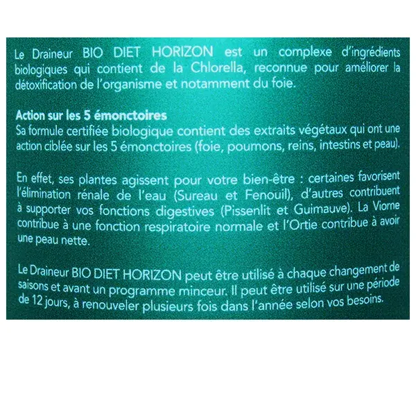 Diet Horizon Draineur Bio Integratore Alimentare 500ml