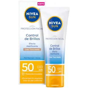 Nivea Sun Control Shine Color Medium Tone SPF50 50 ml