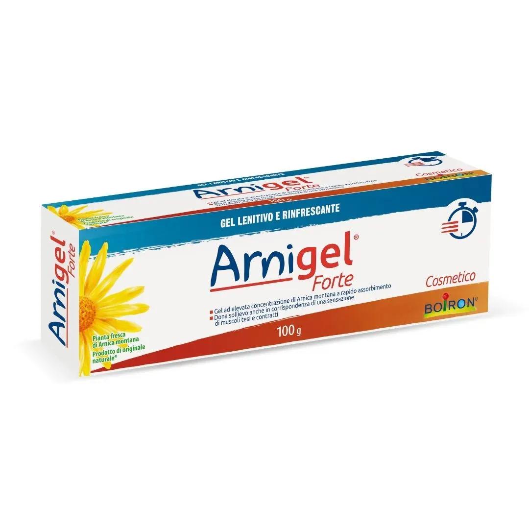 Boiron Arnigel Forte 15% Gel per il Trattamento di Contusioni, Distorsioni e Gonfiori 100 gr