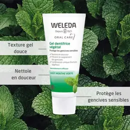 Weleda Soin Bucco-Dentaire Gel Dentifrice Végétal Lot de 2 x 75ml