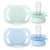 Philips Avent SCF075/12 Ultra Start Pacifiers Smooth 0-2m 2 units