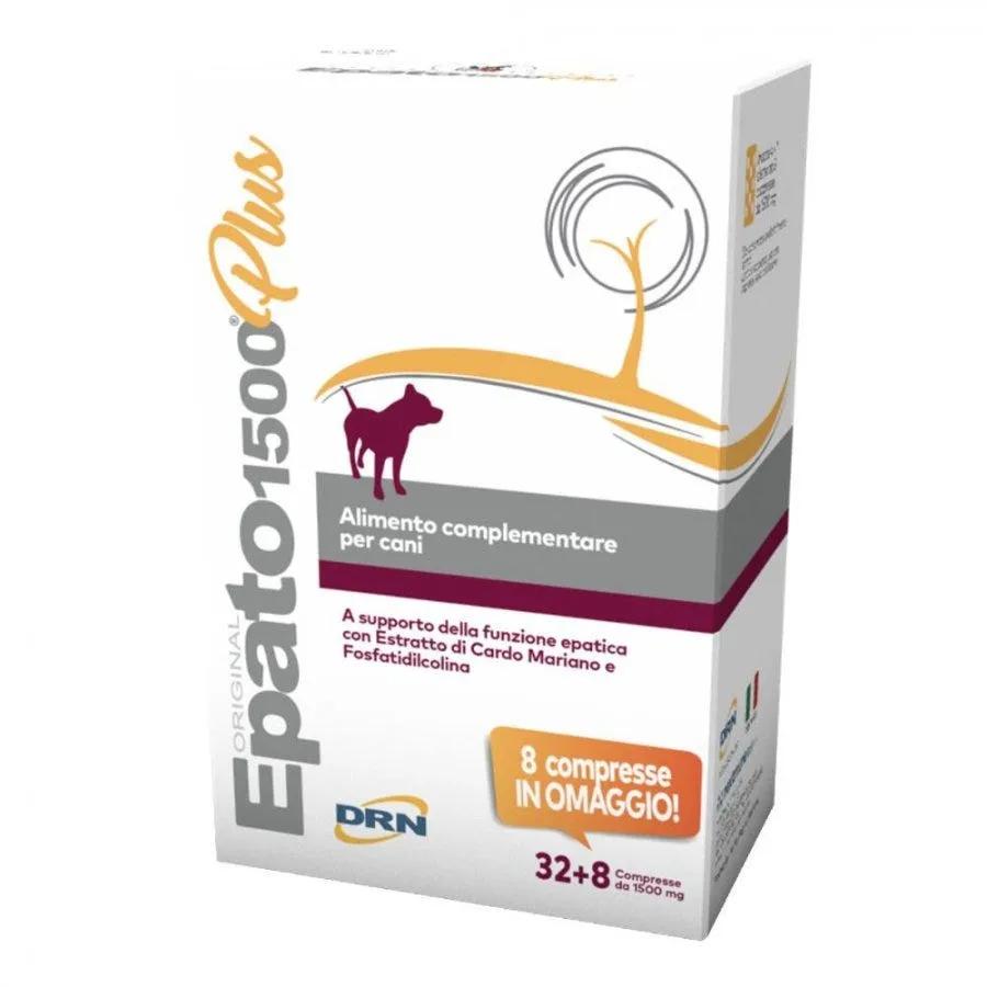 Epato 1500 Plus Alimento Complementare per Funzione Epatica per Cani 40 Compresse