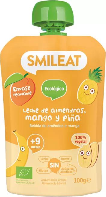 Smileat Pouch Almendra, Mango y Piña +9m ECO 100 gr