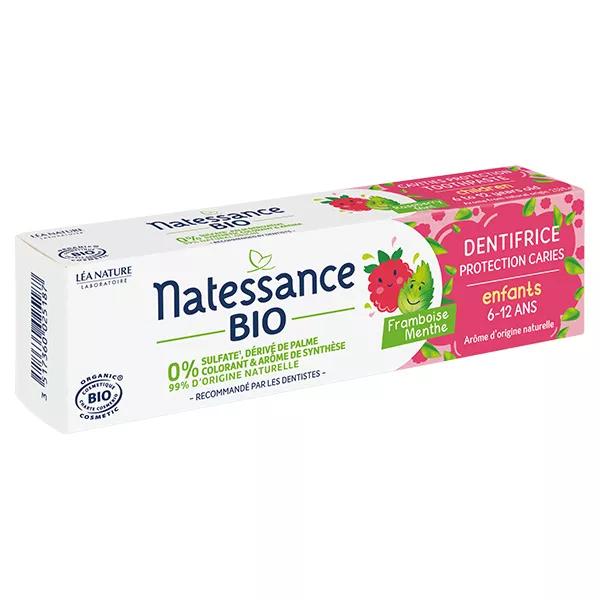 Natessance Oral Care Children's Toothpaste Raspberry Mint Organic 75ml