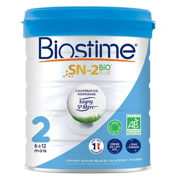 Biostime Lait Infantile 2 Bio 6-12m 800g