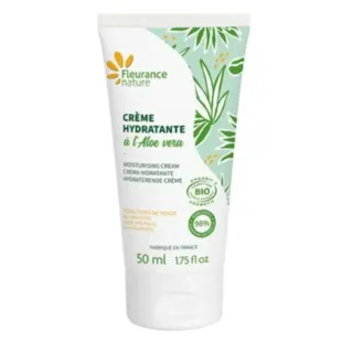 Fleurance Nature - Crema idratante con Aloe Vera biologica - Tubo da 50 ml