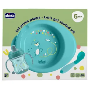 Chicco Blue Feeding Set +6m
