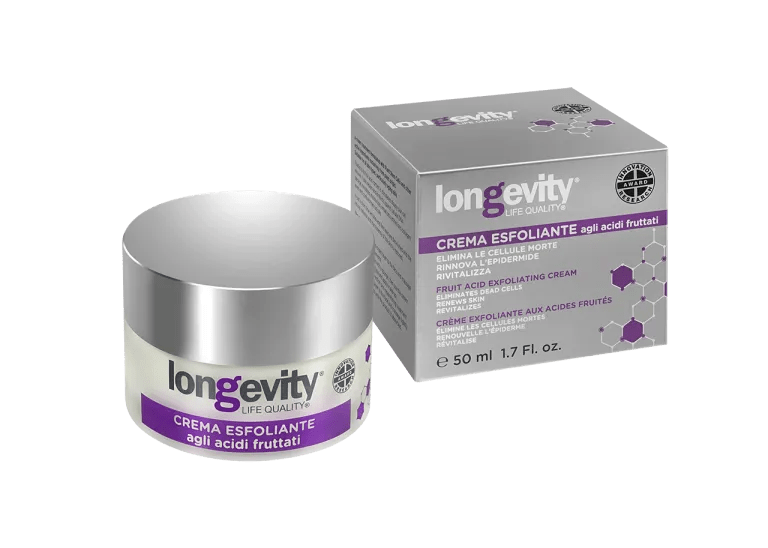 Longevity Crema Esfoliante Agli Acidi Fruttati Viso 50 ml