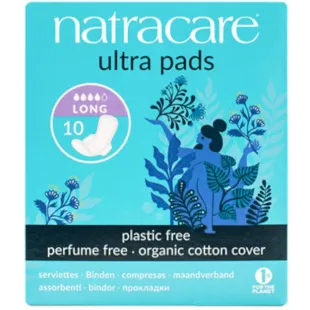 Natracare Ultra Long Pads with Wings 10 units