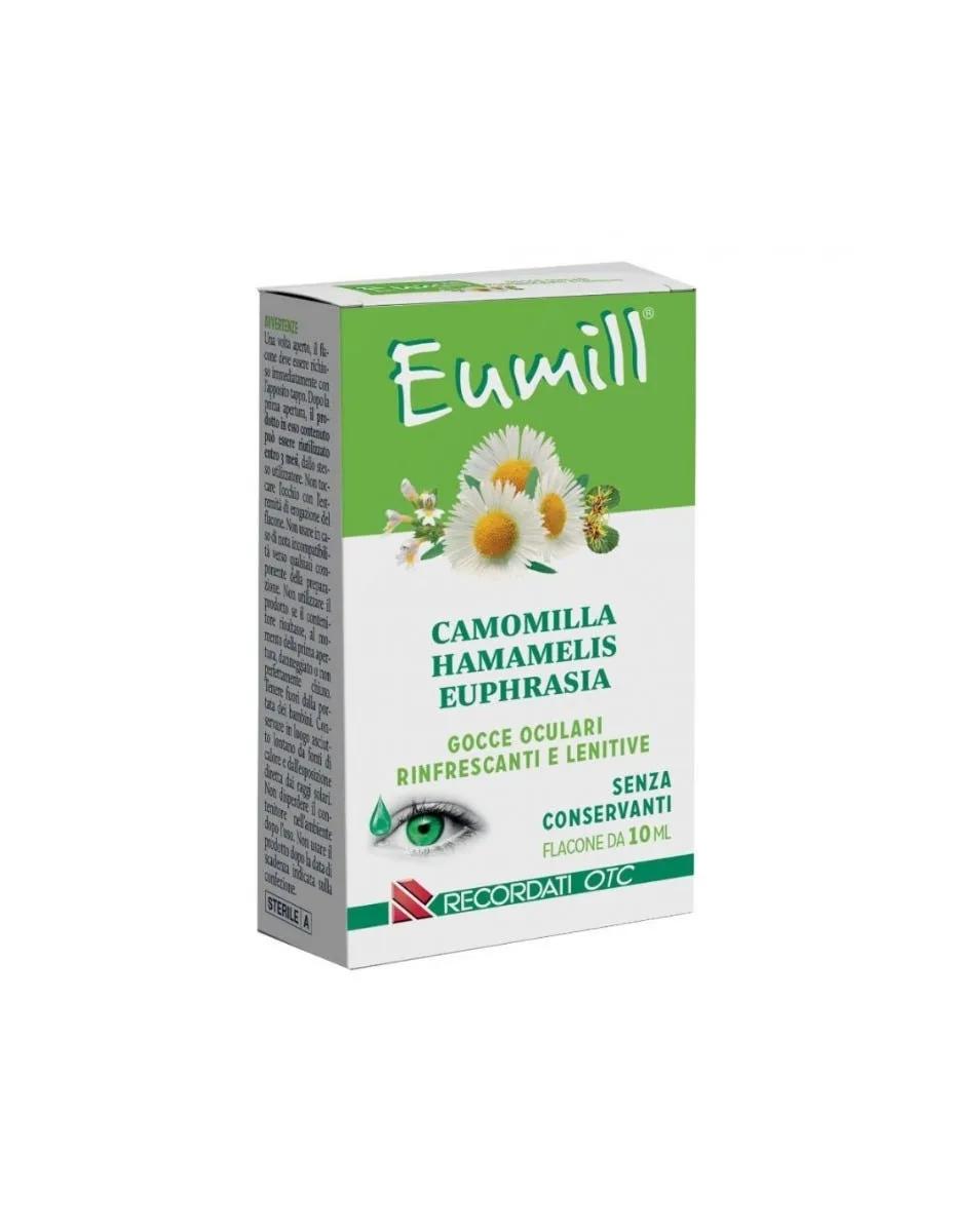 Eumill Camomilla Hamamelis Euphrasia Gocce Oculari Rinfrescanti 10 ml