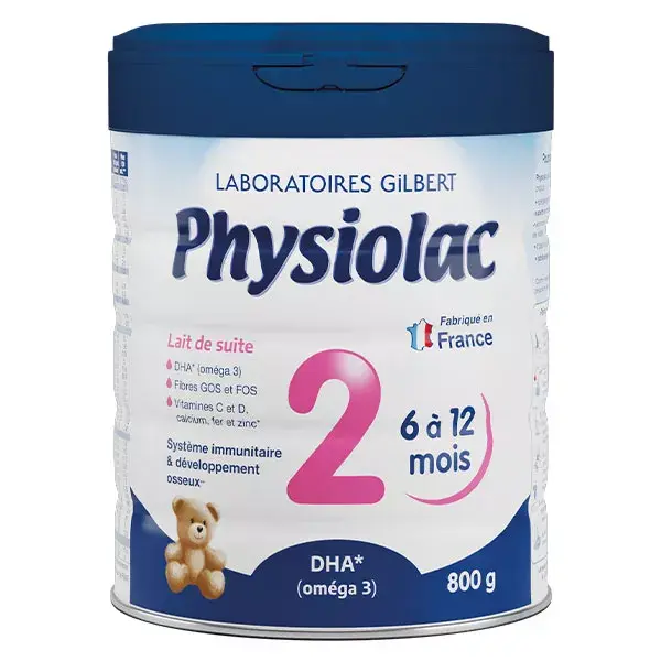 Physiolac 2nd Age Milk 6 to 12 months 800g