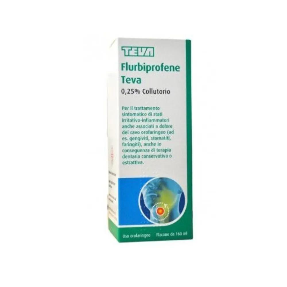 Flurbiprofene Teva 0,25% Collutorio Antinfiammatorio 160 ml