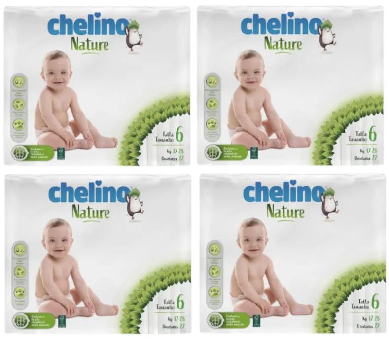 Chelino Nature Luiers Maat 6 (17-28 Kg) 4x27 stuks