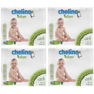 Chelino Nature Diapers Size 6 (17-28 Kg) 4x27 units