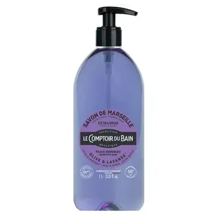 Le Comptoir du Bain Sapone di Marsiglia Olive Lavanda Extra Delicato 1L