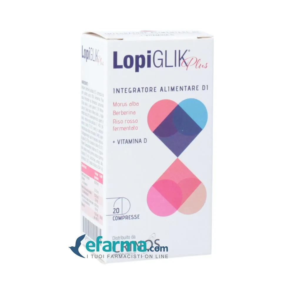 LopiGlik Plus Integratore Colesterolo 20 Compresse