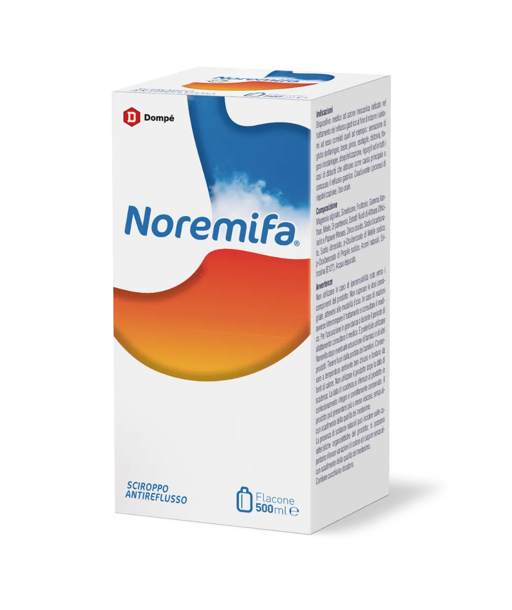 Noremifa Sciroppo Antireflusso Integratore Flacone 500 Ml