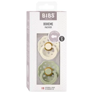 Bibs Chupetes Boheme Ivory/Sage 0-6m 2 uds