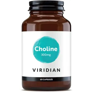 Viridian Choline 300mg 60 Vegan Capsules