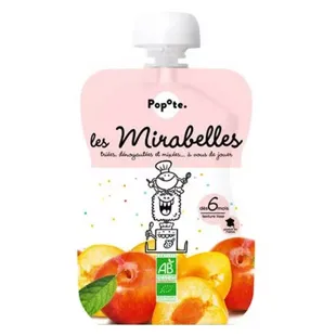 Popote Frutta Composta Mirabelle prugna +6m Bio 120g