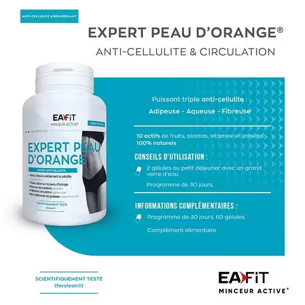 Eafit Expert Orange Peel Supplement Capsules x 60 