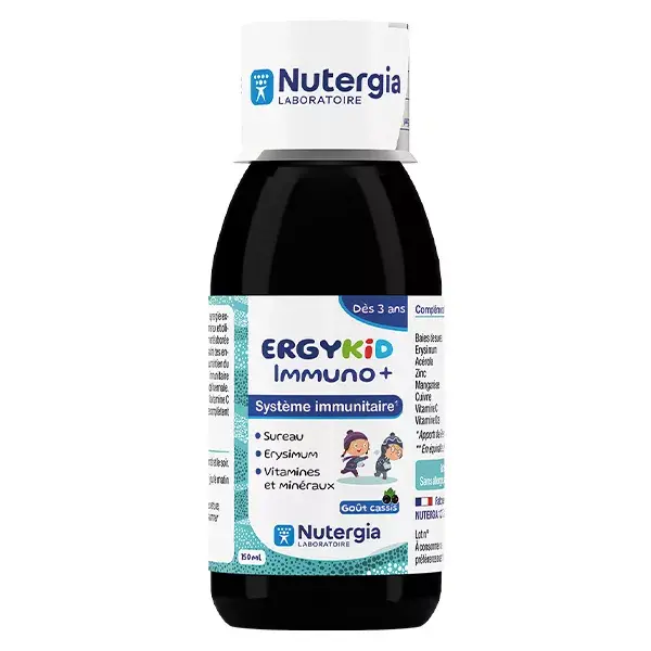Nutergia Ergykid Immuno + Système Immunitaire 150 ml
