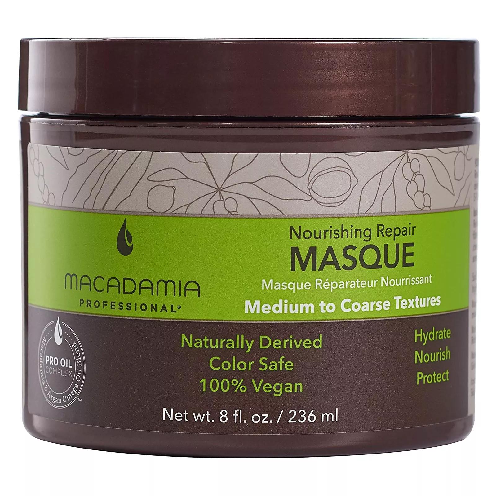 Macadamia Pro Masque Capillaire Réparateur Nourrissant Vegan 236 ml