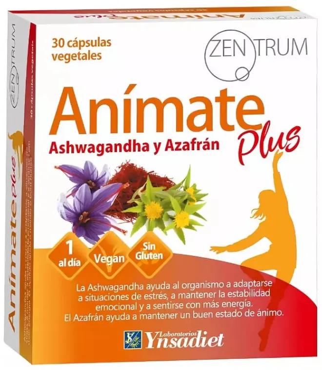 Ynsadiet Anímate Plus Zentrum 30 Vegetable Capsules