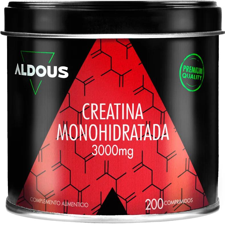 Aldous Créatine Monohydrate 3000mg 200 Comprimés