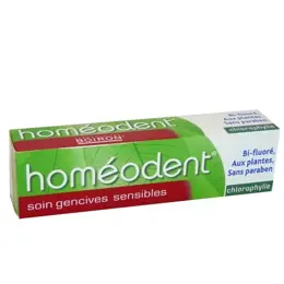 Boiron Homéodent Dentifrice Soin Gencives Sensibles Chlorophylle 75ml