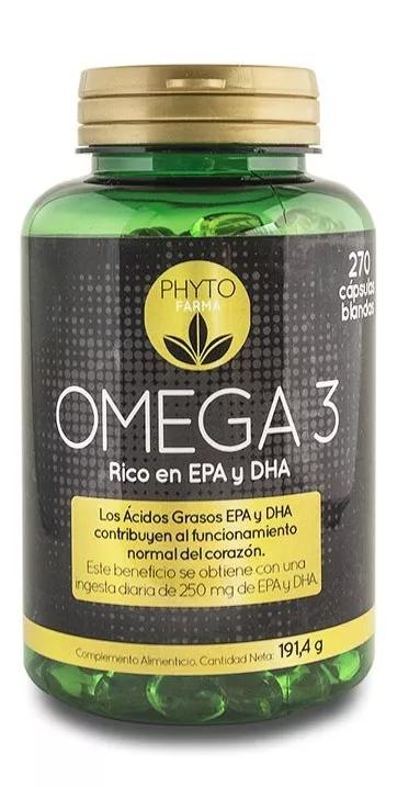 Pridaho Phytopharma Omega 3 270 Cápsulas Blandas